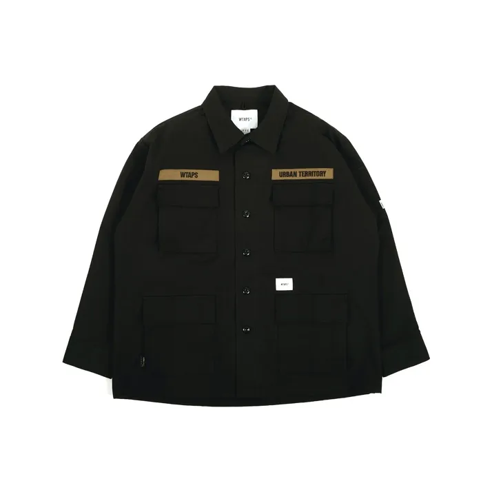 WTAPS Logo embroidered Shirt-4