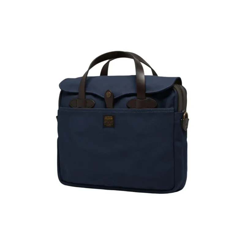 Filson Cotton Briefcase Men's Marine Blue-2
