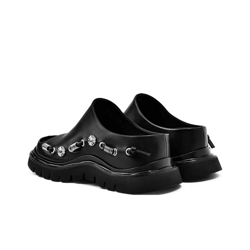 KMD Slide Slippers Women's Black-3
