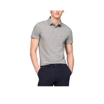 Tommy Hilfiger Polo Shirt Men's Gray