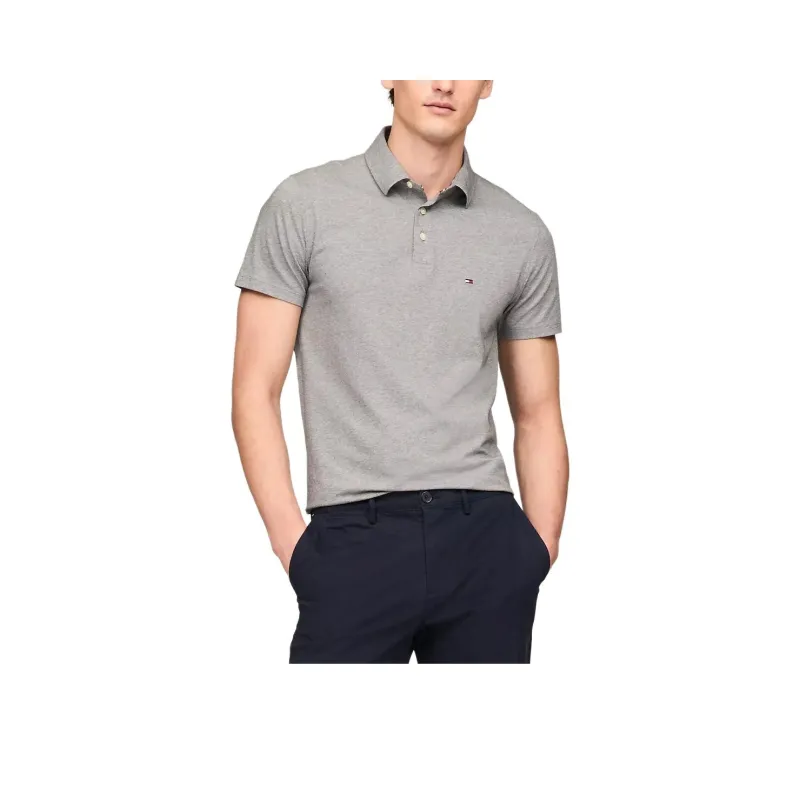 Tommy Hilfiger Polo Shirt Men's Gray-0