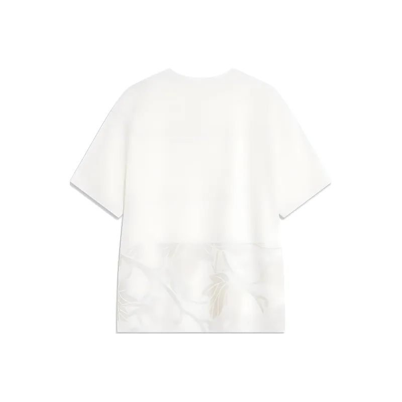 LiNing Sports Trendy Collection Weekend Youth T Shirt Unisex Ivory-1