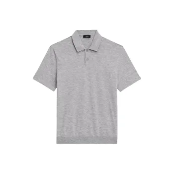 THEORY Polo Shirts Men Gray