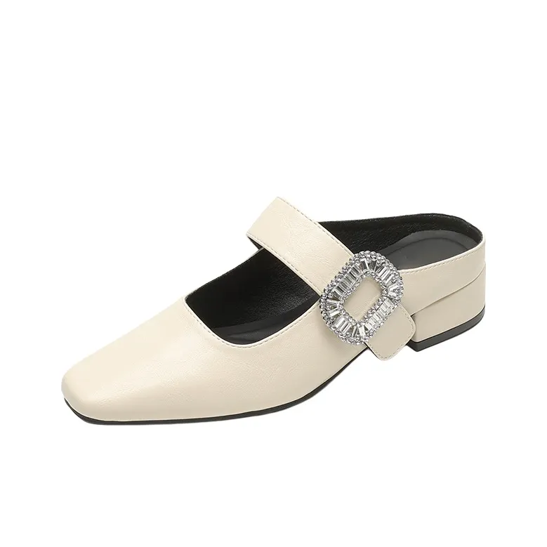 City Camel Rubber Sole Slip Resistant Closed Toe Slippers Women's-0