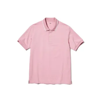 UNIQLO Polo Shirts Unisex Pink