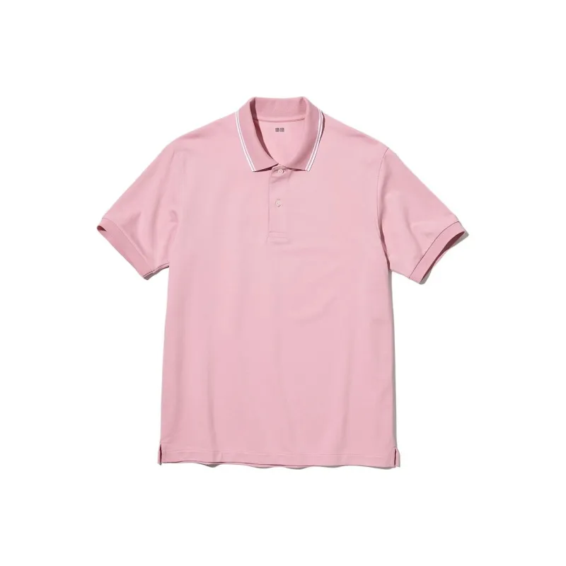 UNIQLO Polo Shirts Unisex Pink-0