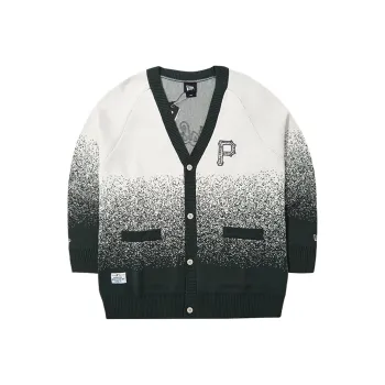 New Era x MLB FW23 Knitted Fabric Cardigan Unisex Green