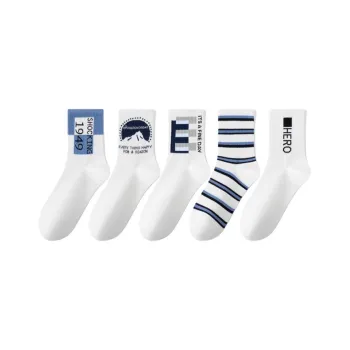 Montagut Mid Calf Socks Men's 5 Pack