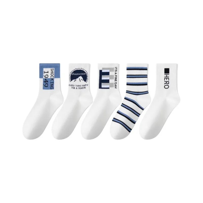 Montagut Mid Calf Socks Men's 5 Pack-0