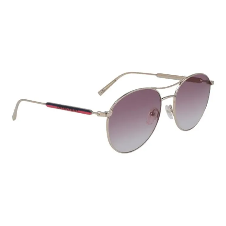 LONGCHAMP Metal Aviator Sunglasses Women's Silver-1