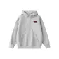 [Fleece-Lined]Heather Gray (Tf Black Red Warriors Chest Logo)