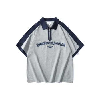 FFOMKE Polo Shirts Unisex Gray