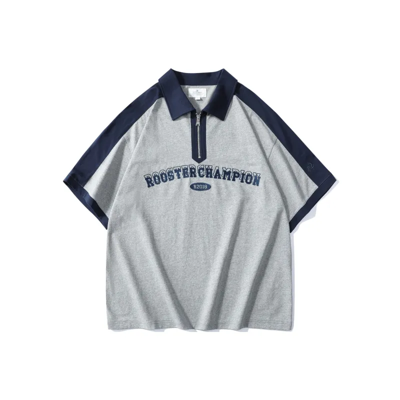FFOMKE Polo Shirts Unisex Gray-0