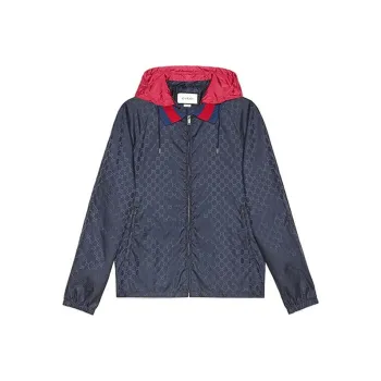 GUCCI Jackets Men Dark Blue