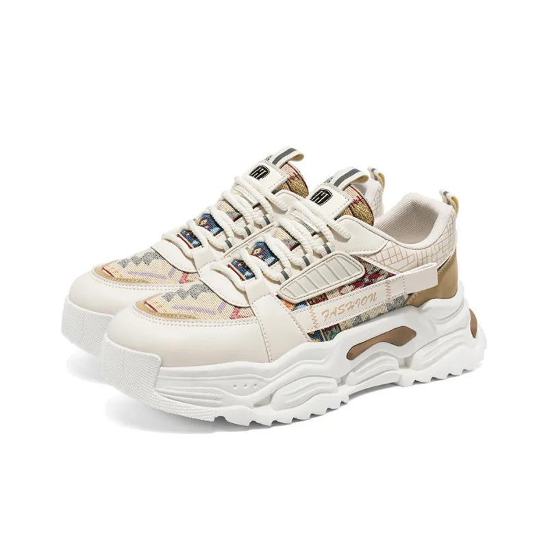 HACKBUTEER Low Top Chunky Sneakers Men's Box Included-15