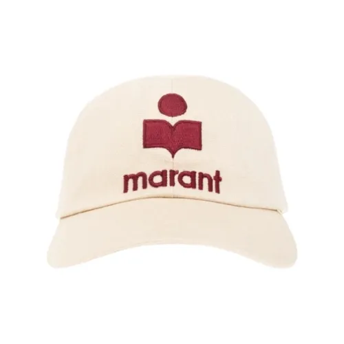 ISABEL MARANT 100% Cotton Baseball Caps Women's Beige