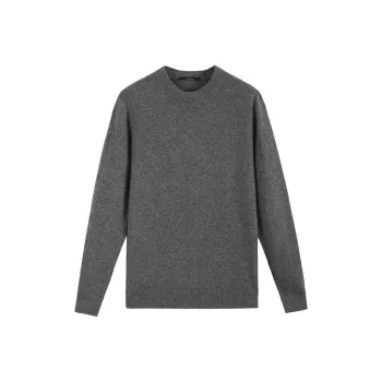 DAVID NAMAN Cashmere Sweater Men's Gray