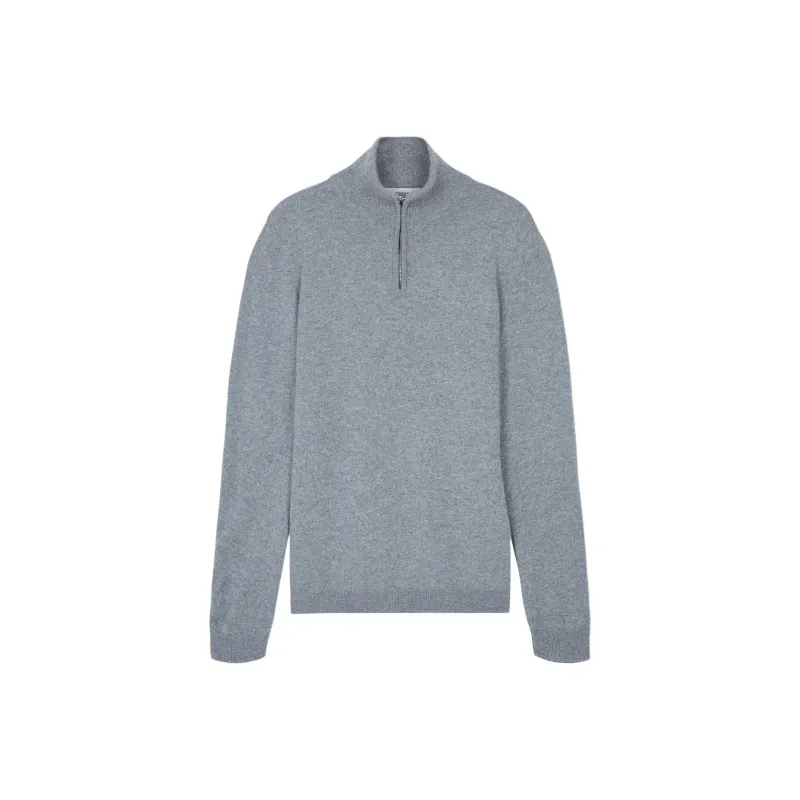 PRINGLE OF SCOTLAND SS24 Cashmere Sweater Men's Gray-0