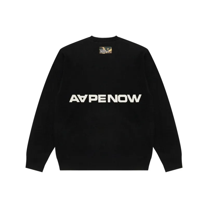 Aape Intarsia-knit Logo Jumper-0