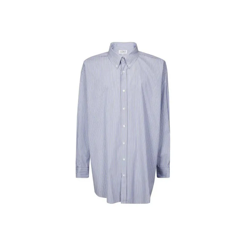 Maison Margiela Striped Oversized Shirt-0