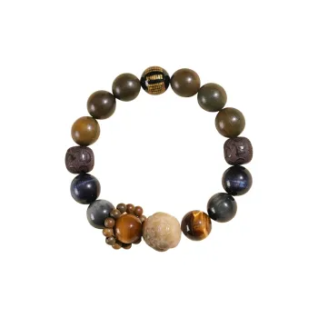 ZUIWENGLANGYASHANWENCHUANG Green Sandalwood Bracelets Unisex
