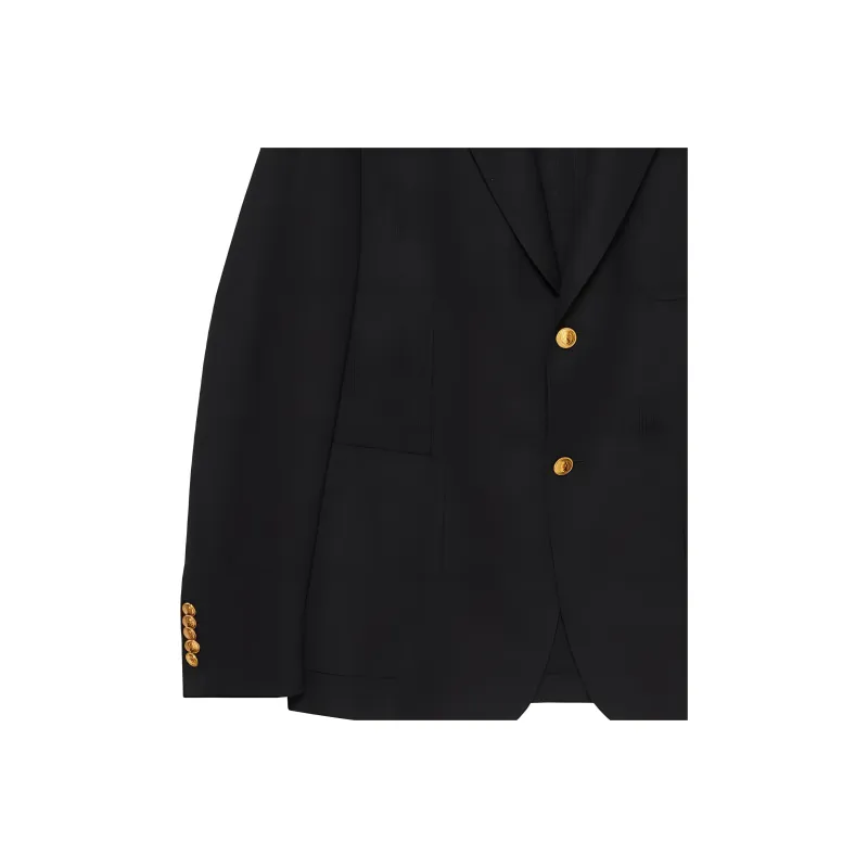 GUCCI Business Suits Men Black-3