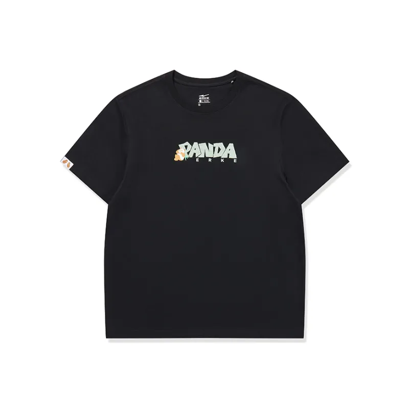 Erke Life Collection T Shirt Men's Jet Black-1