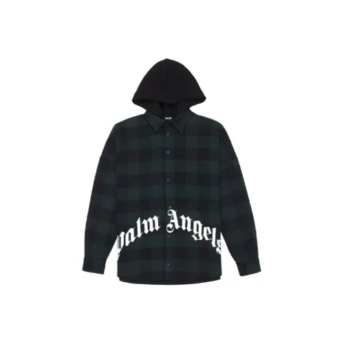 PALM ANGELS Logo Print Track Shorts