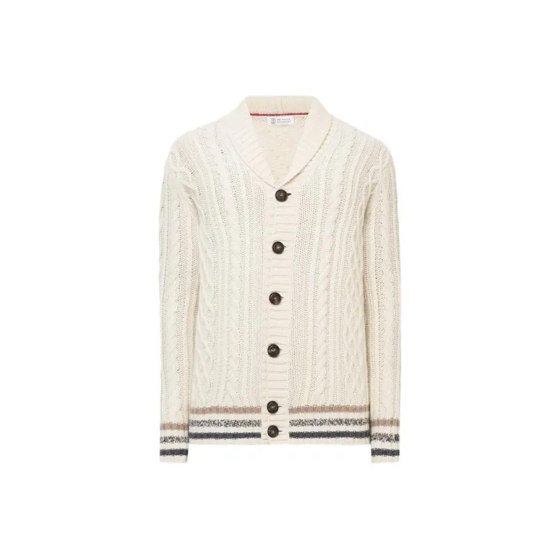 Brunello Cucinelli Knitwear Men White-0