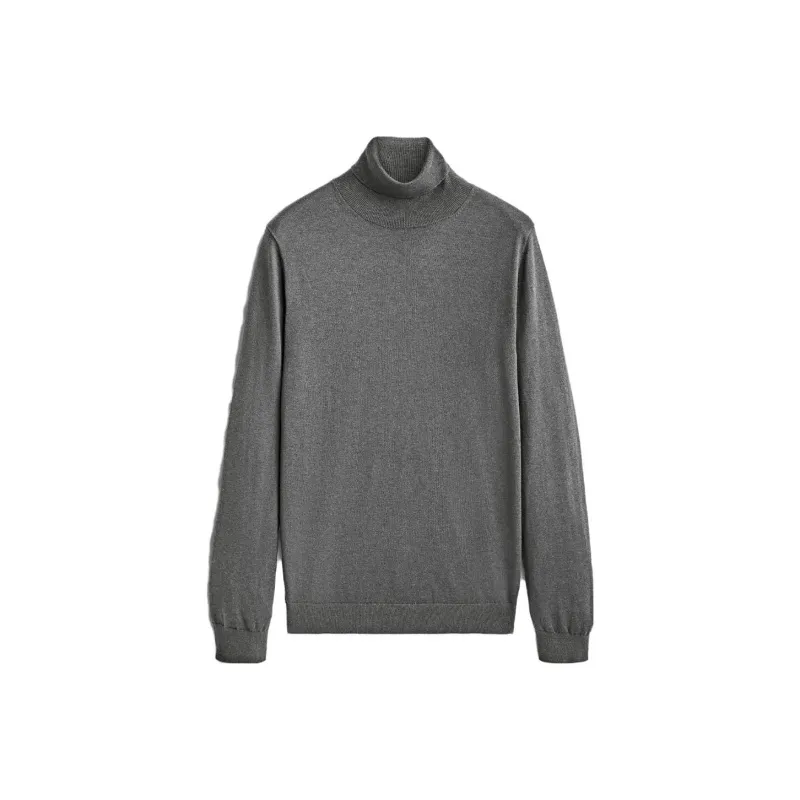 Massimo Dutti Knitwear Men Gray-0