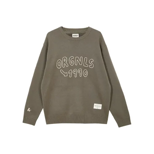 JACK&JONES Knitwear Men Dark Umber BUNGEE CORD