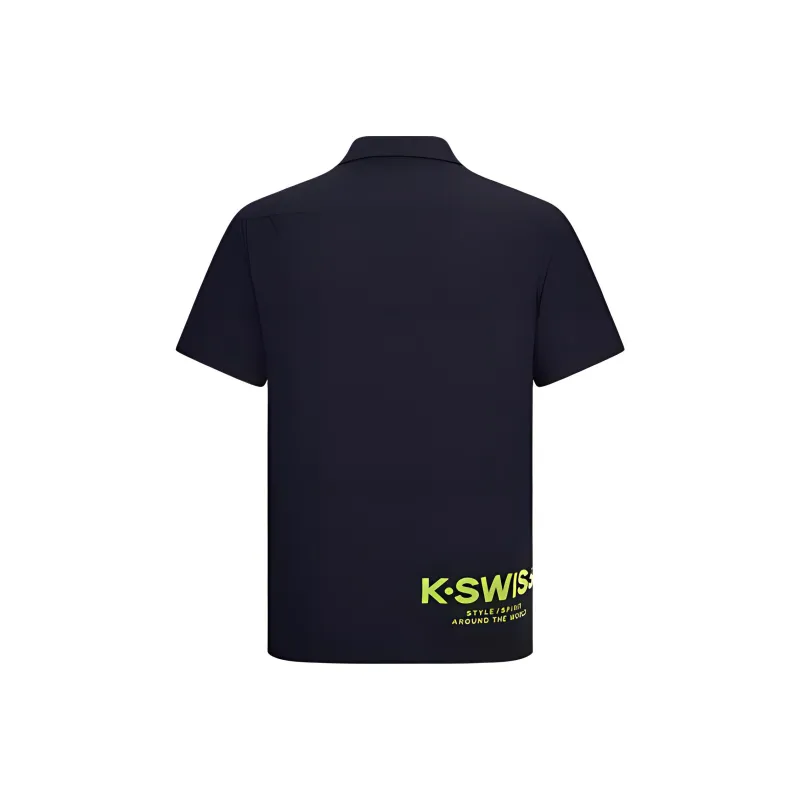K·SWISS Shirts Men Dark Indigo-1