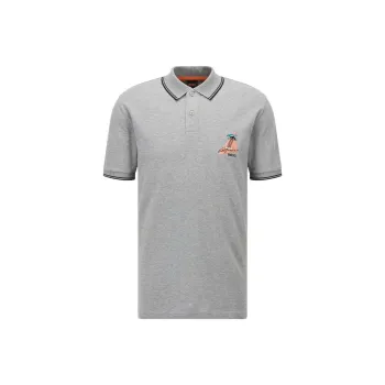 HUGO BOSS Polo Shirt Men's Gray