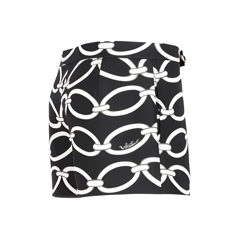 Valentino Casual Short Skirts Women's Black-2