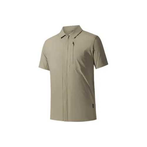 ANTA Shirts Men Hibiscus Gray