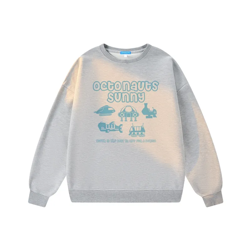 Small Columns Under The Sea Sweatshirt Unisex-16