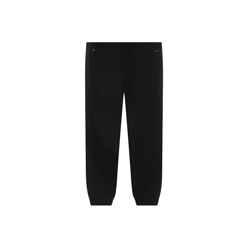Zzegna Knitted Sports Pants Men's Black-2