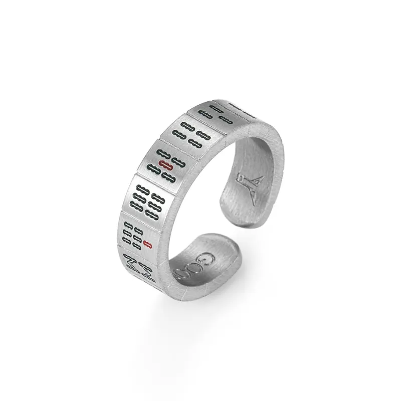 DH7 Titanium Steel Rings Unisex-4