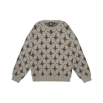 Palladium Crew Neck Sweaters Unisex Khaki