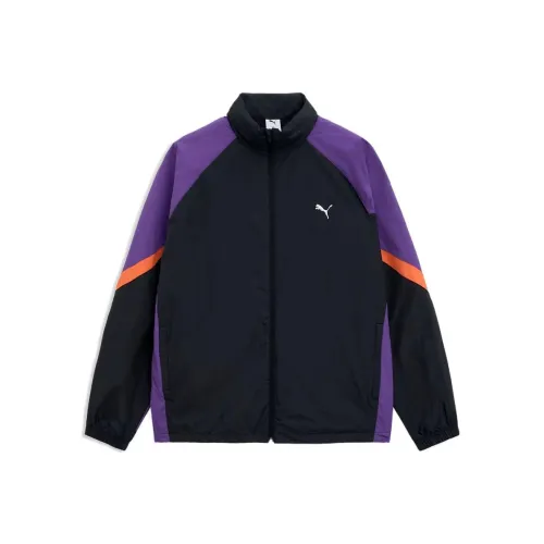 PUMA PE Woven Warm Up JKT Jacket Men's Black