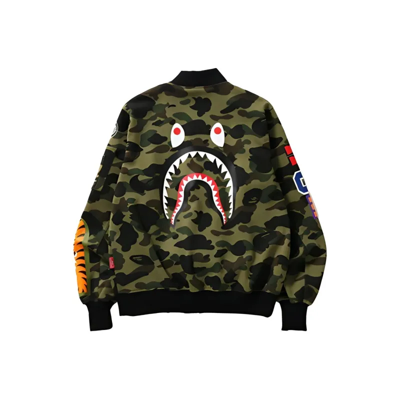 Bape Windstopper 1st Camo Shark Sweat Ma 1 Ma 1-1