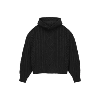 Fear Of God Essentials Cable Knit Hoodie