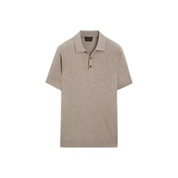 Massimo Dutti Polo Shirt Men's Beige