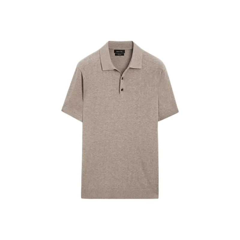 Massimo Dutti Polo Shirt Men's Beige-0