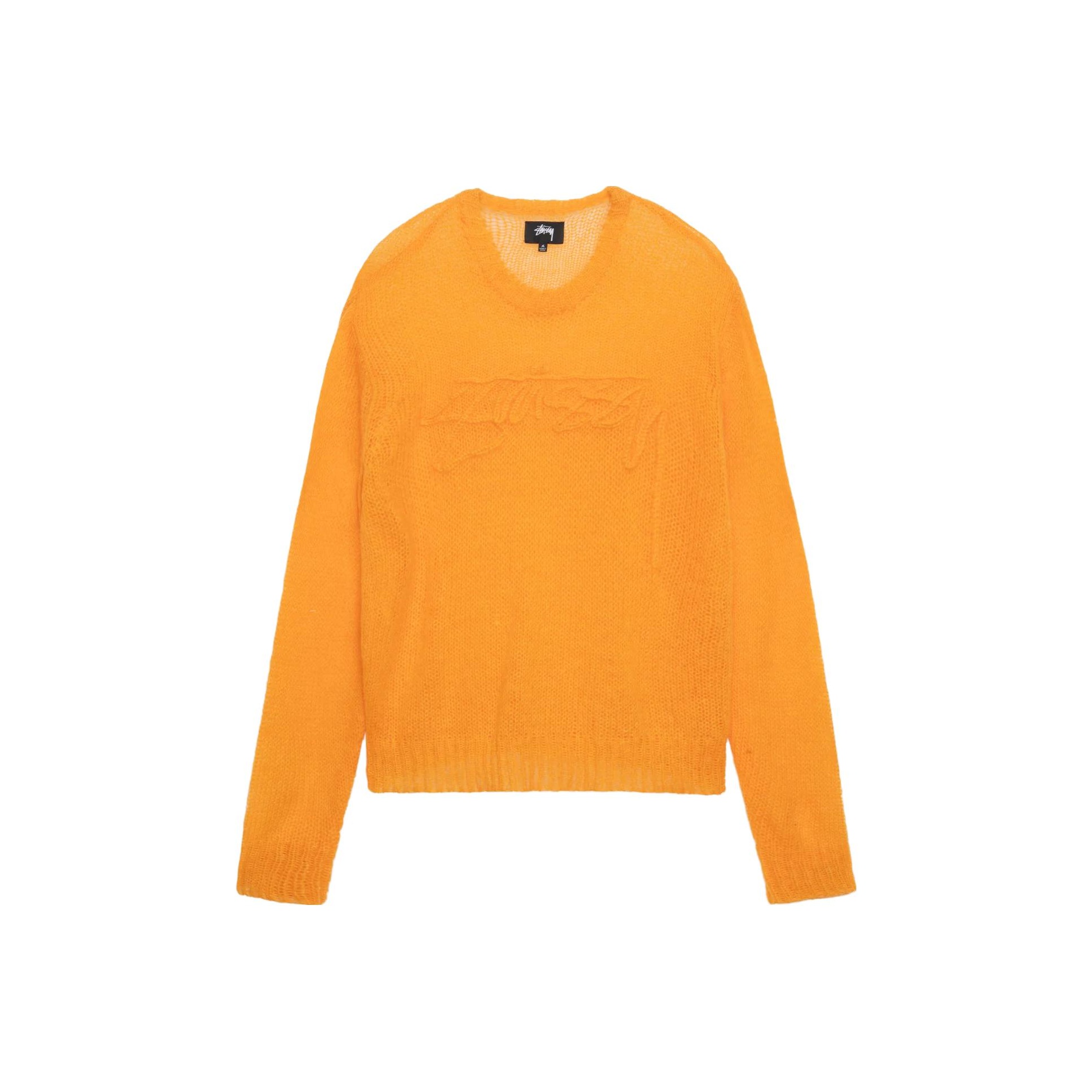 Stussy Loose Knit Logo Sweater Black M - POIZON Stussy Loose Knit Logo Sweater Black M - POIZON