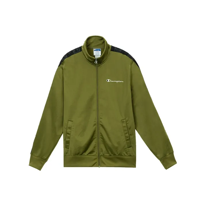 Champion Jacket US Version Unisex Olive Green-0