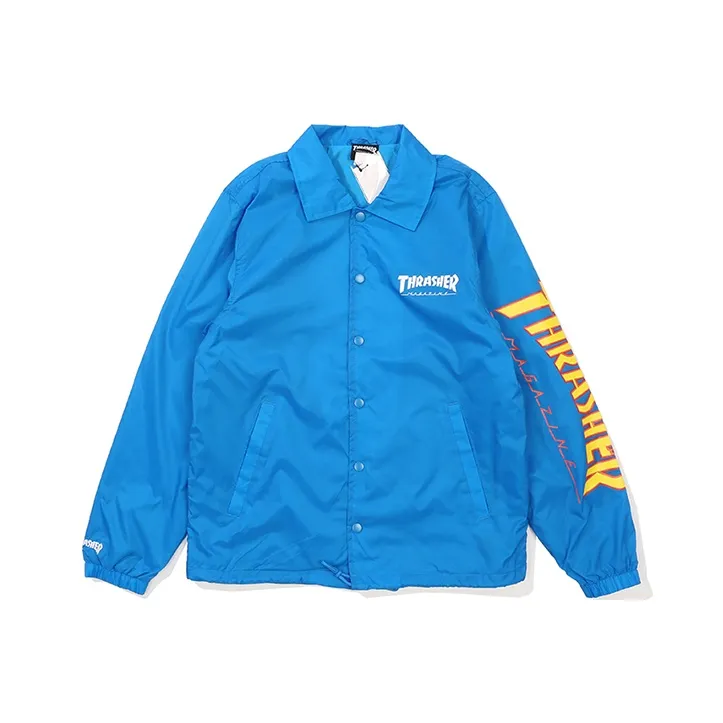 Thrasher Jacket Japan Version Unisex Blue-0