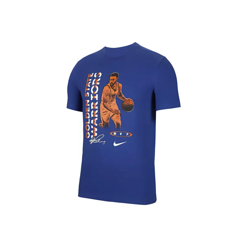 Nike T Shirts Men Blue-0