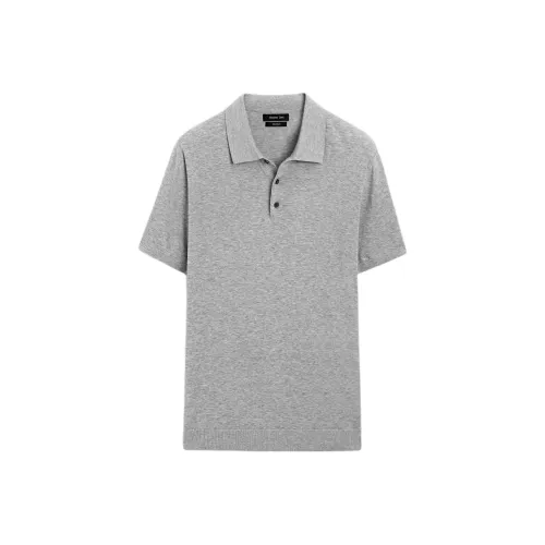 Massimo Dutti Polo Shirt Men's Gray