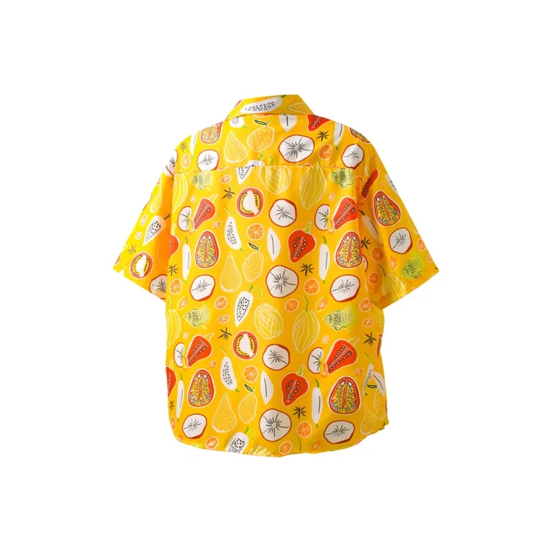 BEAR UNION Shirt Unisex Orange Red-1